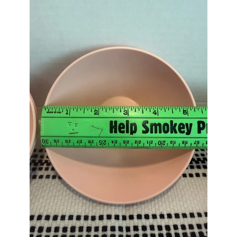 Vintage Pink Mallo-Belle Melmac 413 Bowls Set of 5 Mallory Mid Century MCM